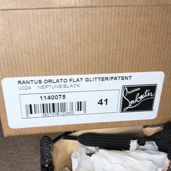 Christian Louboutin glittered men sneakers 41 - Picture 4 of 6